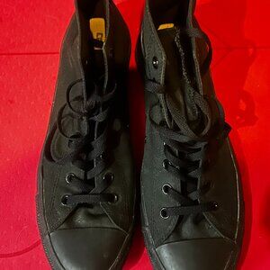 Size M13/W15 - Converse Chuck Taylor All Star High Top- All Black Shoes Sneakers